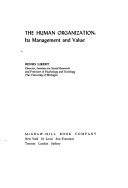 The Human Organization