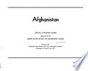 Afghanistan  Official Standard Names Approved by the United States Board on Geographic Names