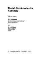 Metal-semiconductor Contacts