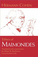 Ethics of Maimonides Pdf/ePub eBook