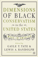 Dimensions of Black Conservatism in the United States