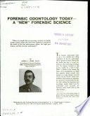 Forensic Odontology Today Book