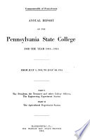 Report of the Board of Trustees of the Agricultural College of Pennsylvania Book
