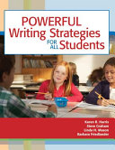 Powerful Writing Strategies for All Students Book
