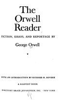 The Orwell Reader Pdf/ePub eBook