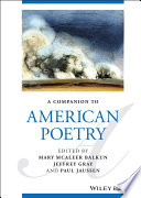 A Companion to American Poetry Book