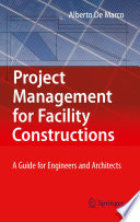 Project Management for Facility Constructions Book