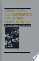 Composites for Automotive  Truck and Mass Transit Book