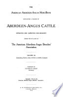 American Aberdeen Angus Herd Book Book