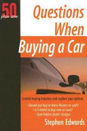 Questions When Buying a Car