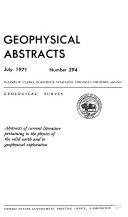 Geophysical Abstracts