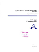 The Nation's Water Resources, 1975-2000