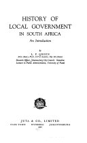 History of Local Government in South Africa Book