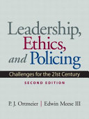 Cover of Leadership, Ethics and Policing