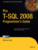 Pro T-SQL 2008 Programmer's Guide
