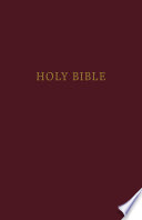 KJV  Pew Bible  Large Print  Hardcover  Burgundy  Red Letter Edition