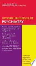 Oxford Handbook of Psychiatry Book