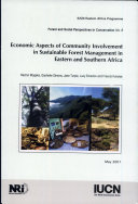 Economic Aspects of Community Involvement in Sustainable Forest Management in Eastern and Southern Africa