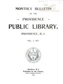 Monthly Bulletin of the Providence Public Library