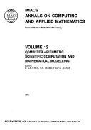 Computer Arithmetic  Scientific Computation and Mathematical Modelling Book