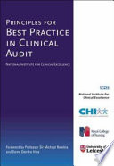 Principles for Best Practice in Clinical Audit Book