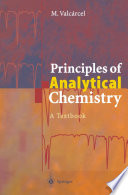 Principles of Analytical Chemistry Book