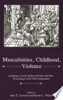 Masculinities  Violence  Childhood