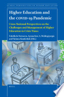 Higher Education and the COVID 19 Pandemic Book
