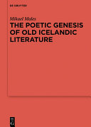 The Poetic Genesis of Old Icelandic Literature [Pdf/ePub] eBook
