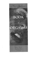 The Book of Orgasms Book