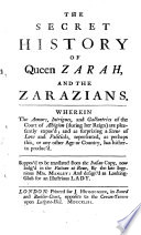 The Secret History of Queen Zarah