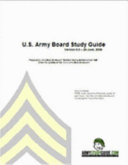 U  S  Army Board Study Guide