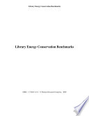 Library Energy Conservation Benchmarks