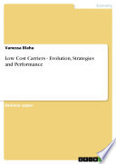 Low Cost Carriers   Evolution  Strategies and Performance Book