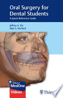 Oral Surgery for Dental Students Book