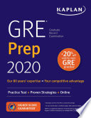GRE Prep 2020 Book