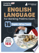 English Language For Banking Prelims Exam 2022 | 16 Solved Topic-wise Tests For SBI/IBPS/RBI/IDBI Bank/Nabard/Clerk/PO
