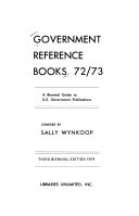 Government Reference Books