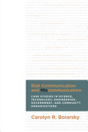 Risk Communication and Miscommunication