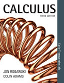 Calculus  Early Transcendentals Book