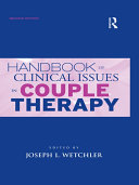 Handbook of Clinical Issues in Couple Therapy