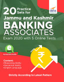 20 Practice Sets for Jammu and Kashmir Banking Associates Exam 2020 with 5 Online Tests