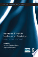 Industry and Work in Contemporary Capitalism