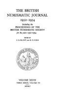 British Numismatic Journal and Proceedings of the British Numismatic Society