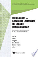 Data Science and Knowledge Engineering for Sensing Decision Support