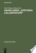 Abaelards Historia Calamitatum 