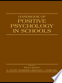 Handbook of Positive Psychology in Schools Book