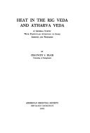 Heat in the Rig Veda and Atharva Veda