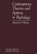 Contemporary Theories and Systems in Psychology