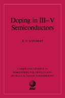 Doping in III V Semiconductors Book